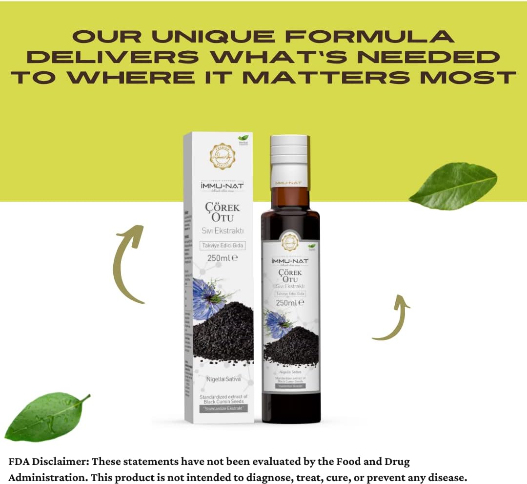 Immu-nat black cumin seed extract liquid - 250