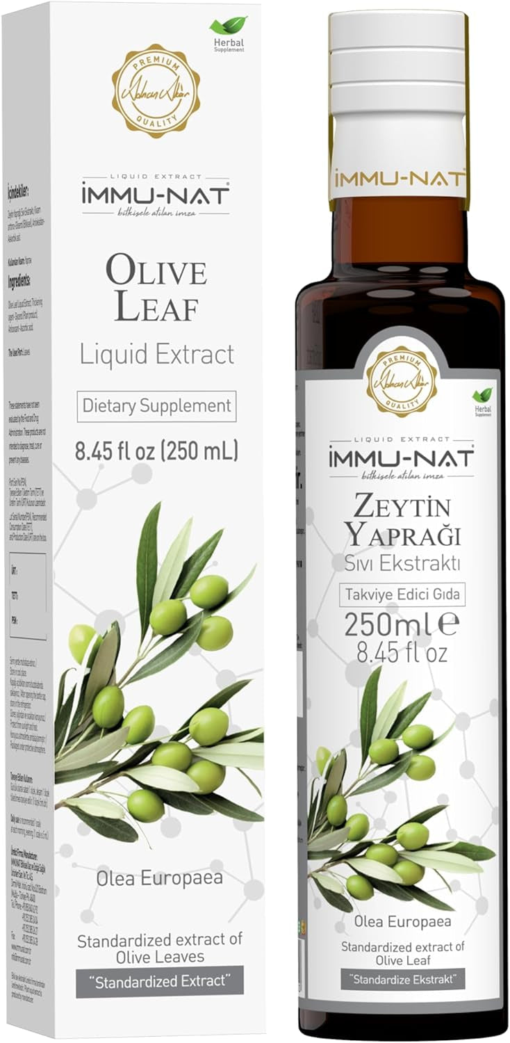 Immu-nat olive leaf extract: liquid 8.50 fl oz