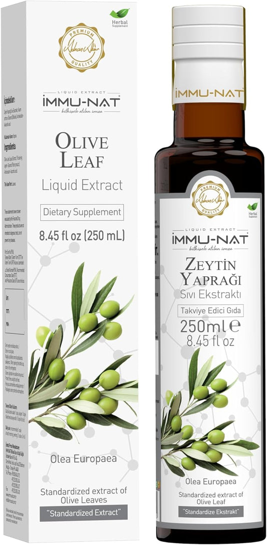 Immu-nat olive leaf extract: liquid 8.50 fl oz