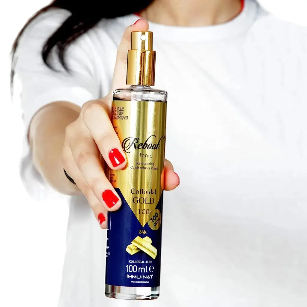 Reboot 24k colloidal gold revitalizing spray 100ppm - 100