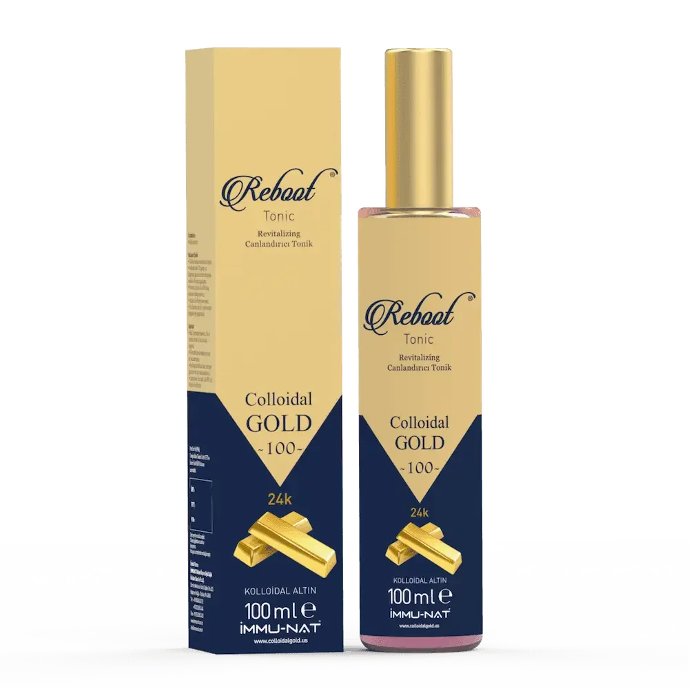Reboot 24k colloidal gold revitalizing spray 100ppm - 100