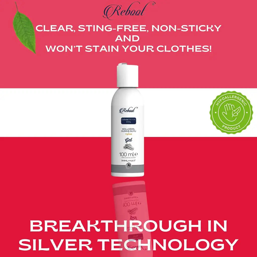 Reboot colloidal silver gel 35ppm max strength - 100