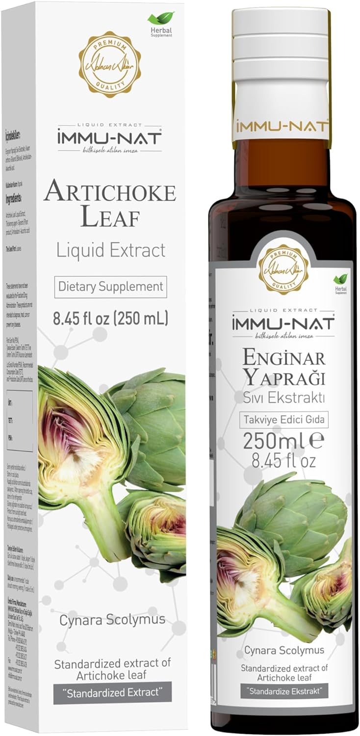 Immu-nat artichoke leaf premium liquid extract natural