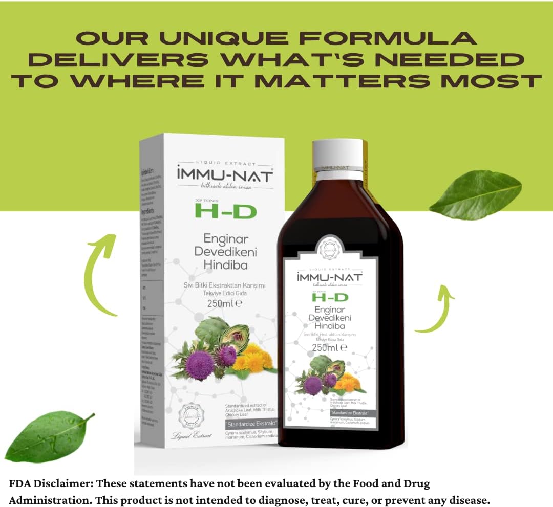 Immu-nat h-d herbal liver detox cleanse and repair - 250