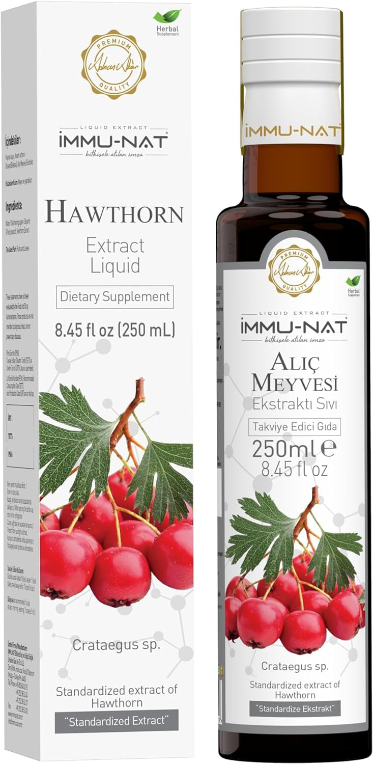 Immu-nat hawthorn liquid extract cardiovascular & blood