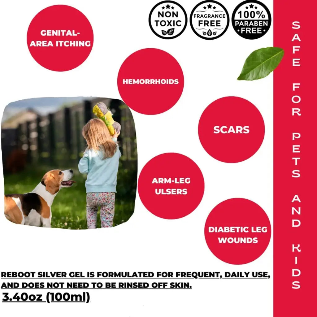 Reboot colloidal silver gel 35ppm max strength - 100