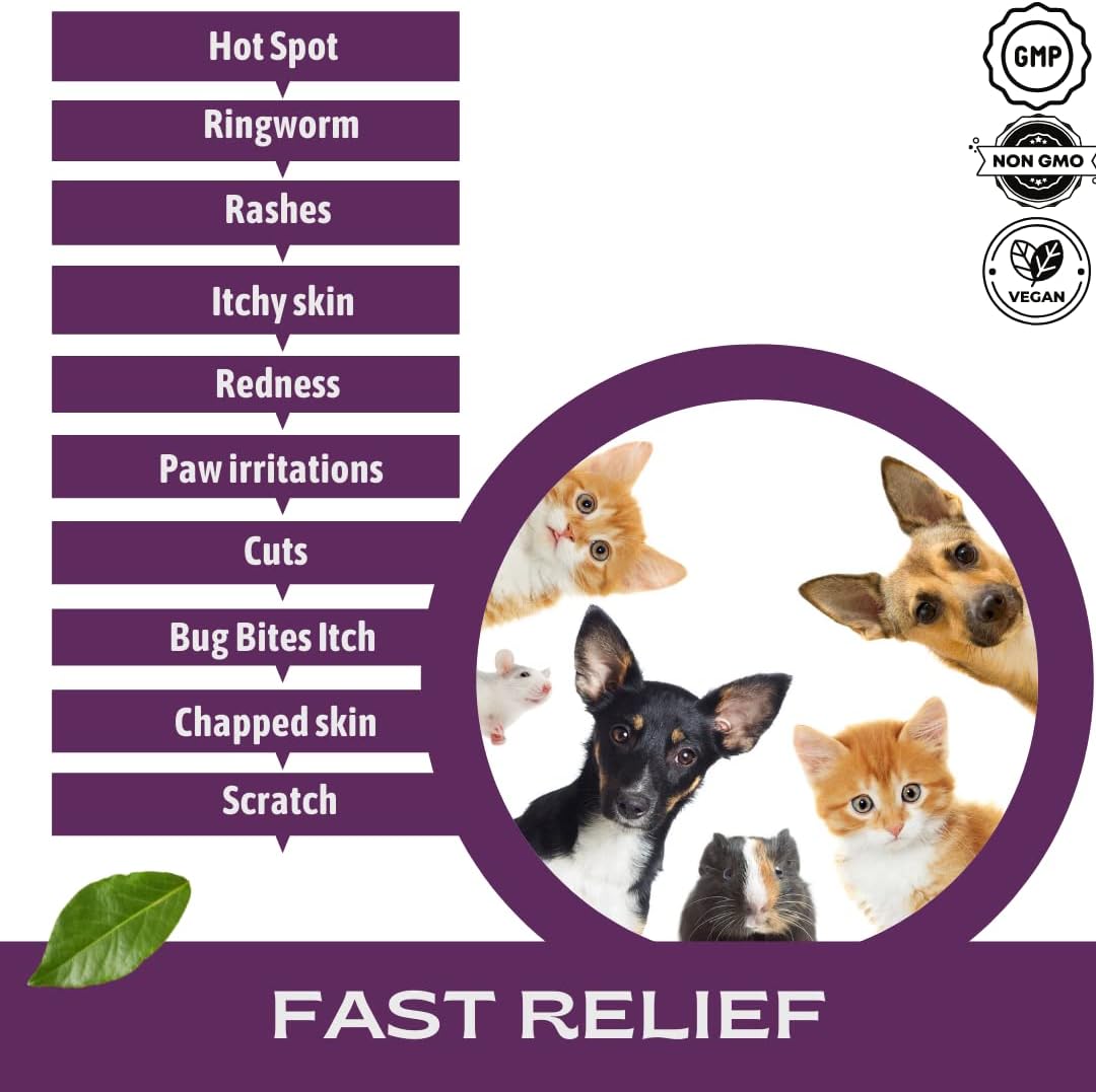 Reboot colloidal silver skin care spray for dogs cats &