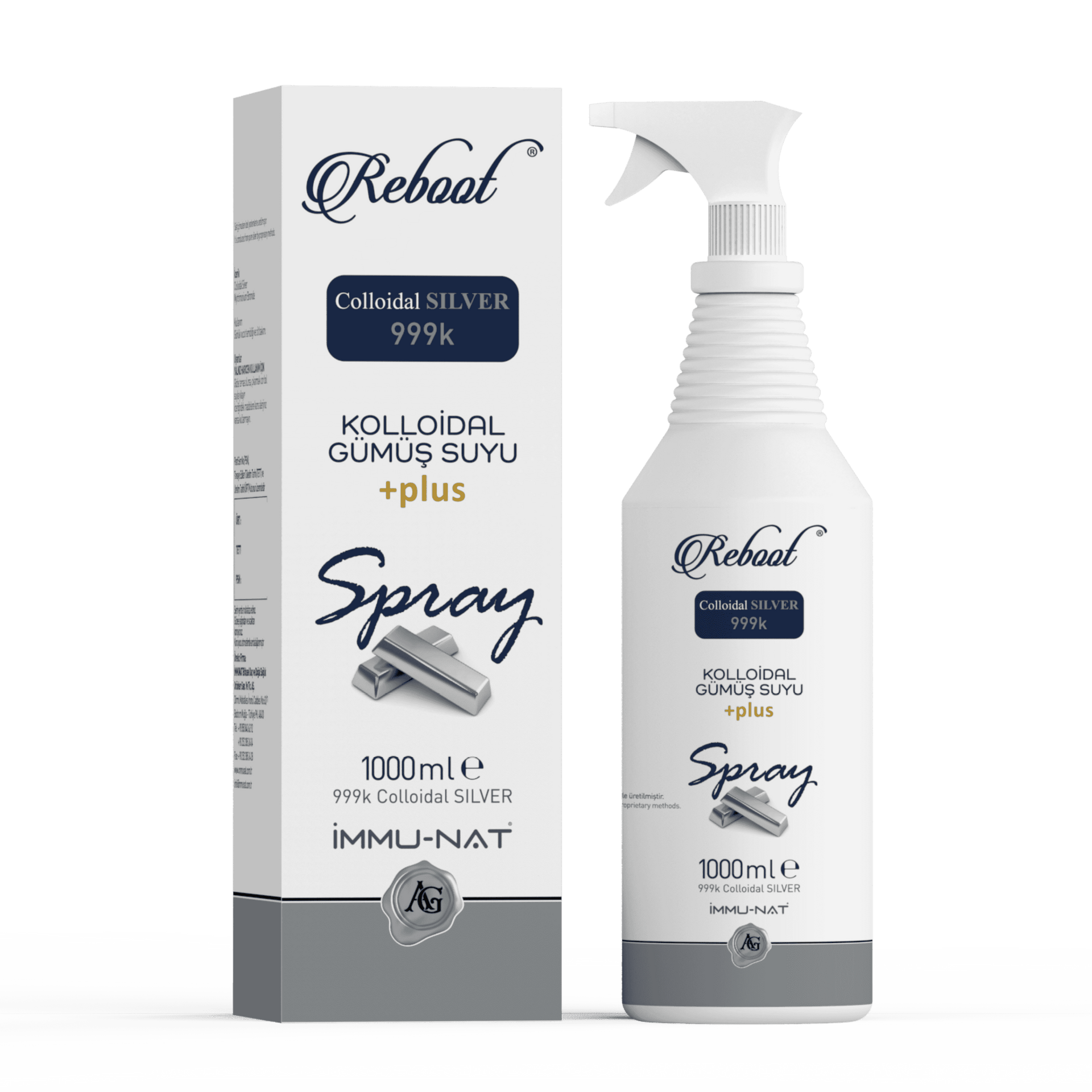 Colloidal silver outlet spray for cats